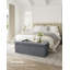 Reyaan 110cm Wide Tufted Rectangle Solid Colour Standard Ottoman with Storage-1901463152