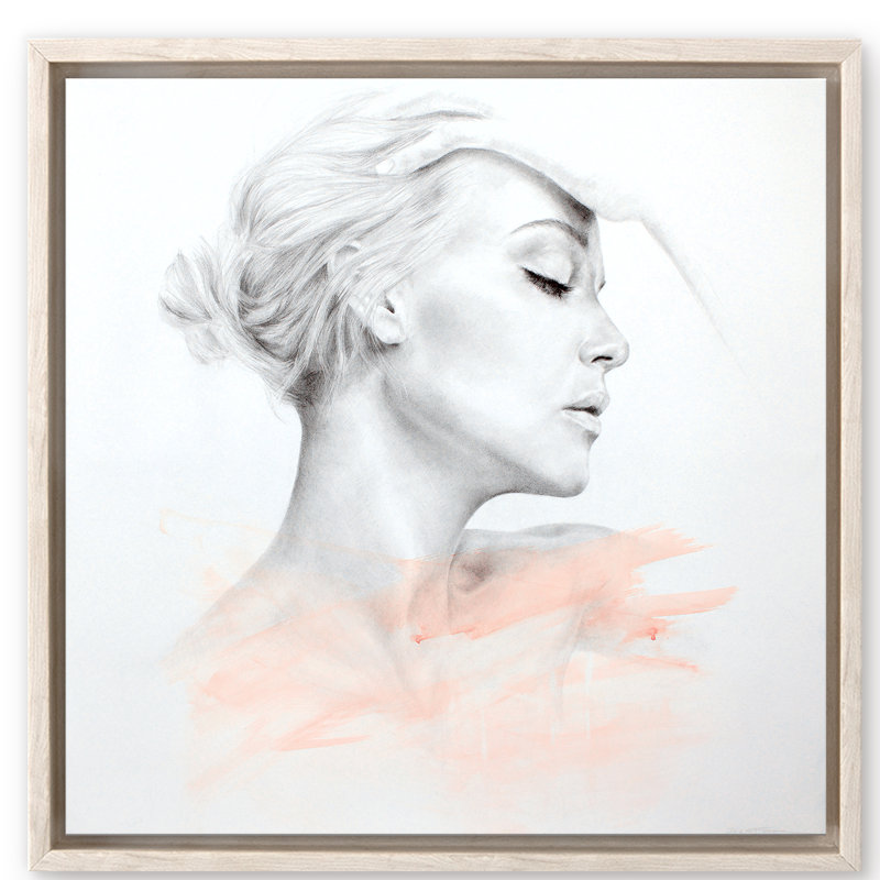 «Classic Elegance surrender IV» par Megan James, reproduction sur toile flottante, H 20 po x l 20 po x P 2,375 po, Beige