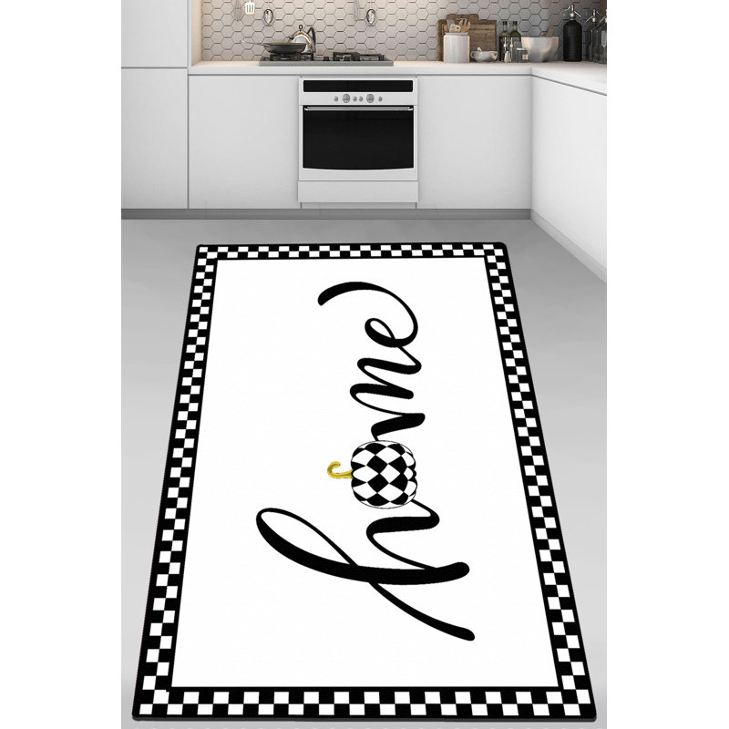 Premium Non-Slip Area Rug, 4.9 x 7.9 Feet, 100% Polyester, 0.4 in Pile Height | Antibacterial, Machine Washable, Easy Care | Perfect for Living Room, Bedroom & Office, Soft and Durable Design