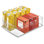 Bac de rangement en plastique recyclé avec poignées intégrées iDesign - 10 po x 8 po x 3 po, bac transparent