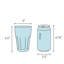 Monti 12 oz. Lead Free Crystal Glassware Set