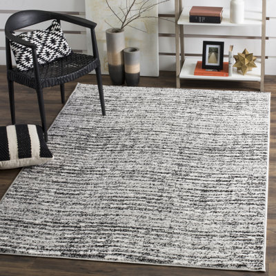 Tapis noir / argenté Riebe