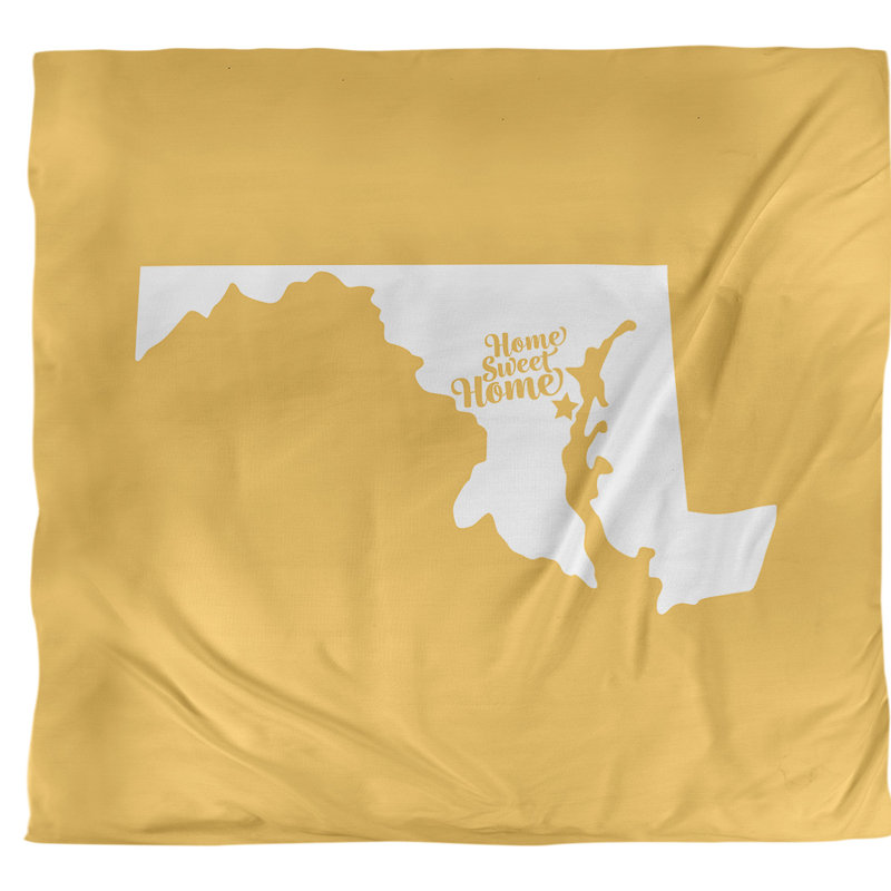 Housse de couette simple doux annapolis home, Microfibre, Housse de couette pour très grand lit, Jaune