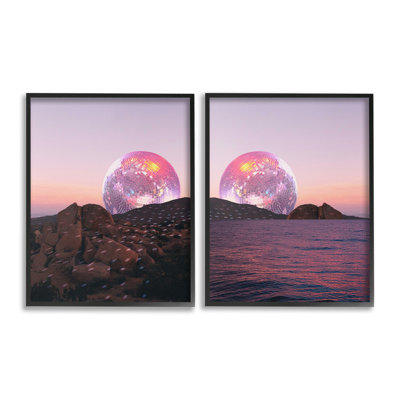 "Cadre photo surréel paysage disco" par Lil 'Rue 2 - Pièces sur toile