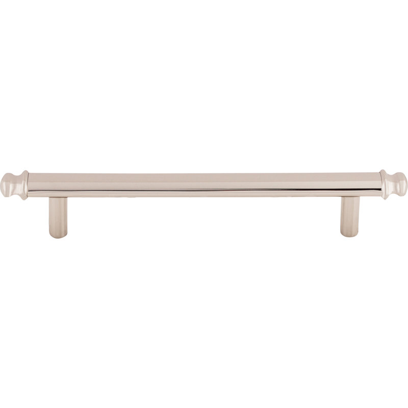 Julian Bar pull, Polished Nickel, 5 1/16" Center to Center