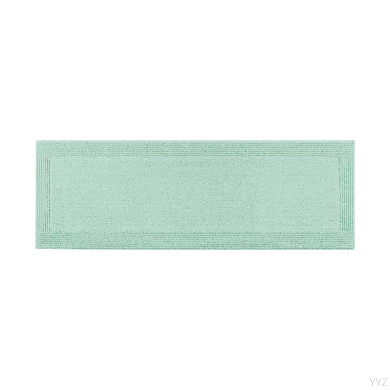 1 tapis de salle de bain réversible 100% coton touffeté 3000 g / m² 17 x 24 po PCS, Rectangle - L 24 po x l 17 po