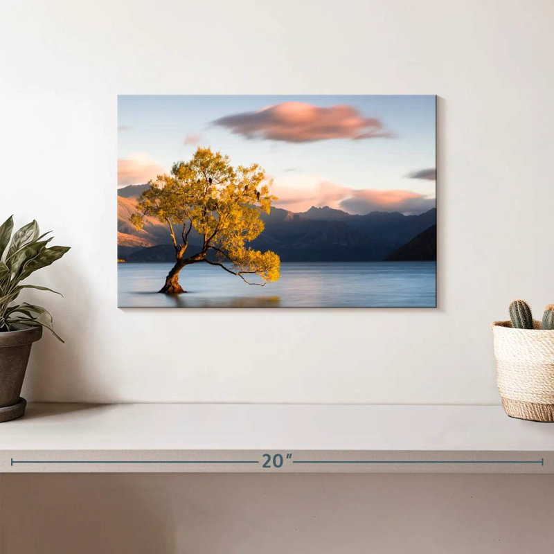 Paysage du lac Alvord Wanaka, H 8 po x l 12 po