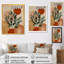 «Green and Terracotta Minimalisme Sage Plants - Botanicals Wall Art», reproduction sur toile botanique verte-541798029-541798028-541798024