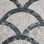 7" x 13" Marble Fish Scale Mosaic Wall & Floor Tile