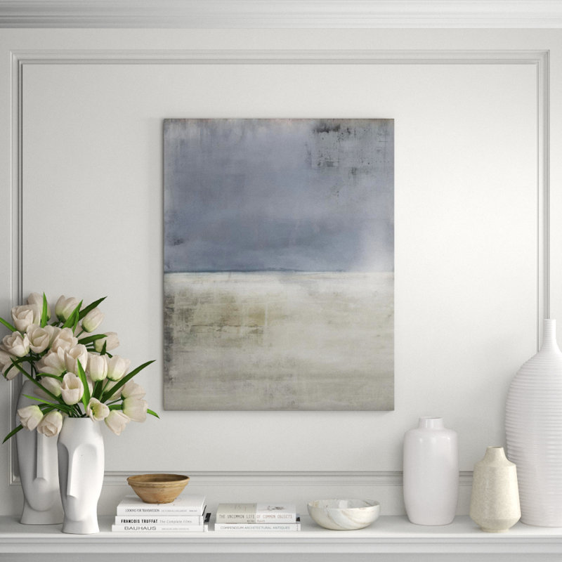 Washed Edge II Print by James McAllen, 38" H x 30" W x 1.5" D, Knife Gel