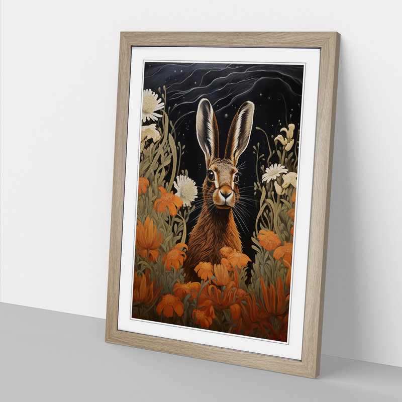 Hare Tachisme - Framed Print