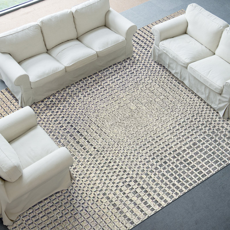 Geometric Area Rug, Rectangle 6' x 9'