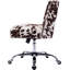 Chaise de bureau pivotante et inclinable en lin Clif