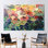 Art mural moderne sur toile abstraite moderne - affiche contemporaine imprimée en acrylique éclatante