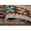 Tapis de couloir oriental réversible en laine Kilim 3 x 10