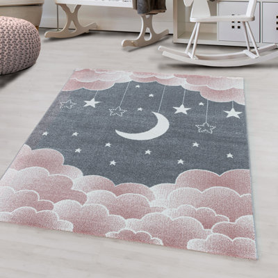 Gilliland Flatweave Pink Rug