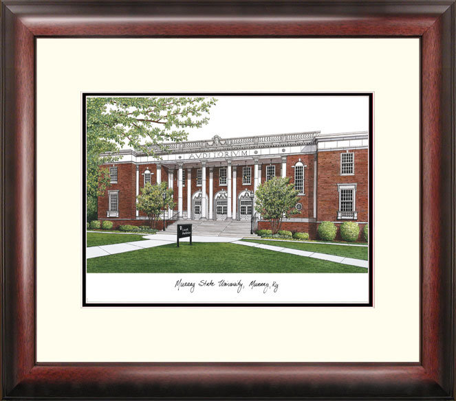 Cadre photo en lithographie st. racers alumnus ncaa murray