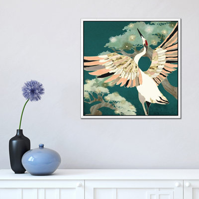 Golden Crane - Print on Canvas