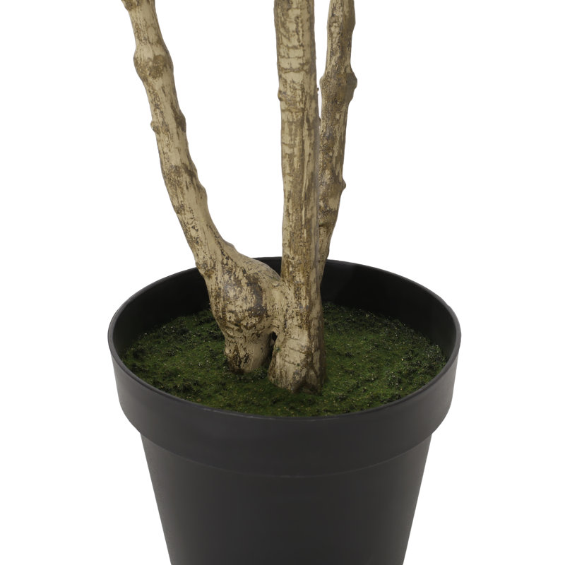 94.5'' Faux Eucalyptus Tree in Planter