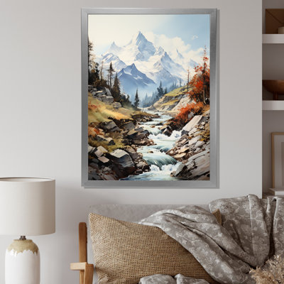 " Alpine Nostalgia Creek Landscape I "