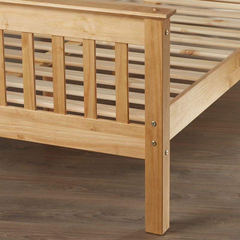 Callensburg Solid Wood Bed, Small Double (4')