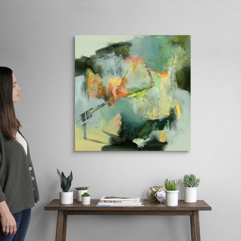 Reproduction d’art sur toile, "The Storyteller" par Emilia Arana, Toile tendue, H 30 po x l 30 po x P 1,25 po
