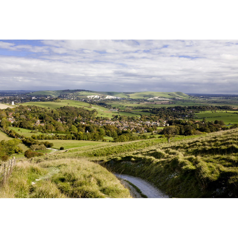 South Downs In East Sussex by Scott Hortop - Wrapped Canvas Print, 30cm H x 46cm W