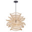 Luminaire suspendu en rotin tissé 1 lumière naturel-131180711