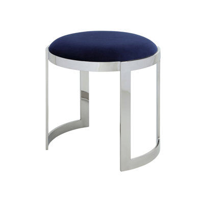 Tabouret de coiffeuse en métal Nouri - table basse avec repose-pieds Orion