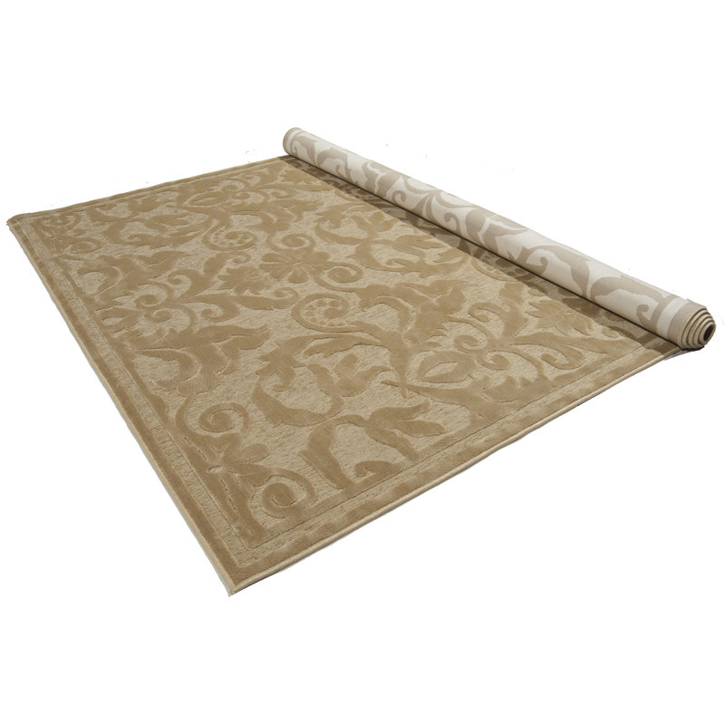 Borland Damask Flatweave Area Rug, Rectangle 60 x 120cm
