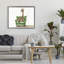 Mignonne girafe sur chaise flottante verte, design par George Dyachenko-1382737679-1382737677
