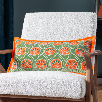 Casa Floral Rectangular Throw Cushion