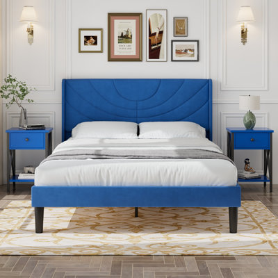 3 Piece Upholstered Bedroom Set