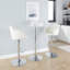 Table de bar contemporaine transparente Clear