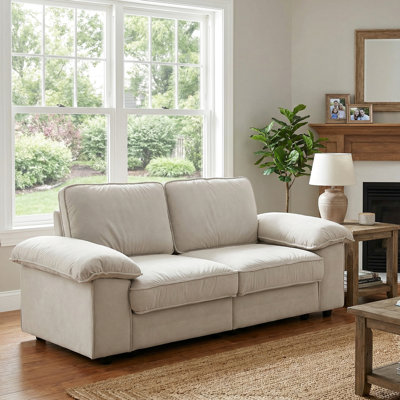 30.73 " Velvet Loveseat