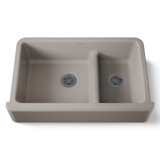 Whitehaven® 36" L x 22" W Double Basin Farmhouse Kitchen Sink