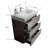 30" Walnut Bathroom Vanity - , Contemporary Storage Part, Large Storage, White Sink, Drawers Modern Decoration Item, Max Basin, Quiet Drawer Slides-1877935044-1877935045-1877935043
