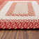 Waterbury Farmhouse Handmade Braided Red Area Rug