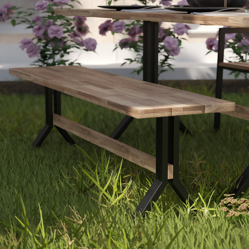 Lipp Slatted Picnic Bench