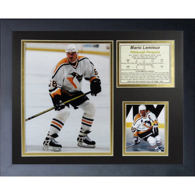 Souvenirs encadrée mario lemieux-away