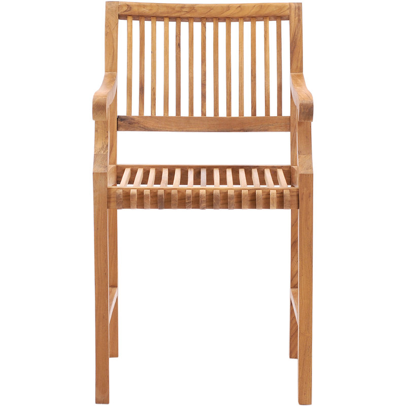 Castle Outdoor Teak Bar Stool