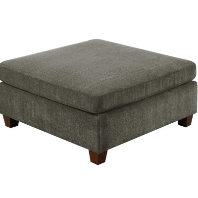 Grey Chenille 6Pc Modular Sectional With Plywood Frame For Living Space, Includes 3X Corner Sofas, 2X Armless Chairs & 1X Modern Area, And , Construction