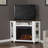 Melousia TV Stand Fireplace for TVs up to 42" Fireplace