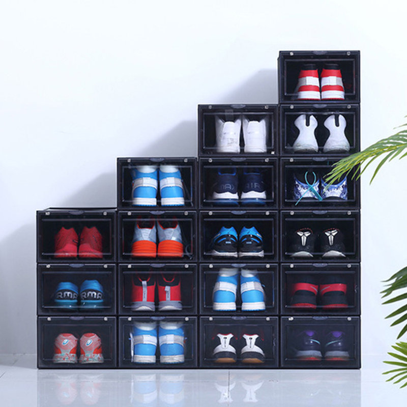 1 boîte de rangement pour chaussures, Noir