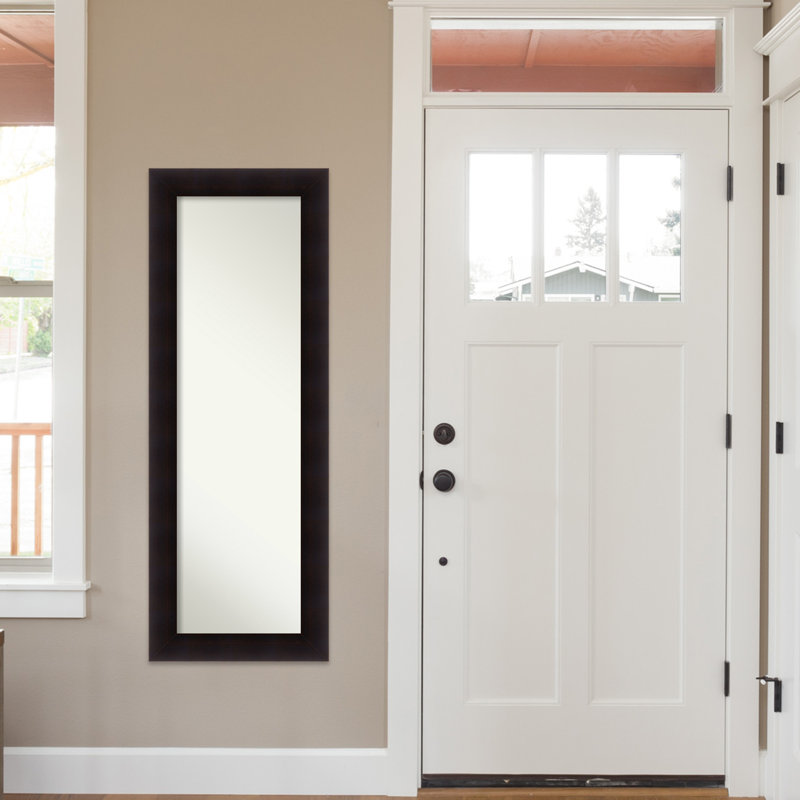 Flat Mirror, 54" x 20", Black