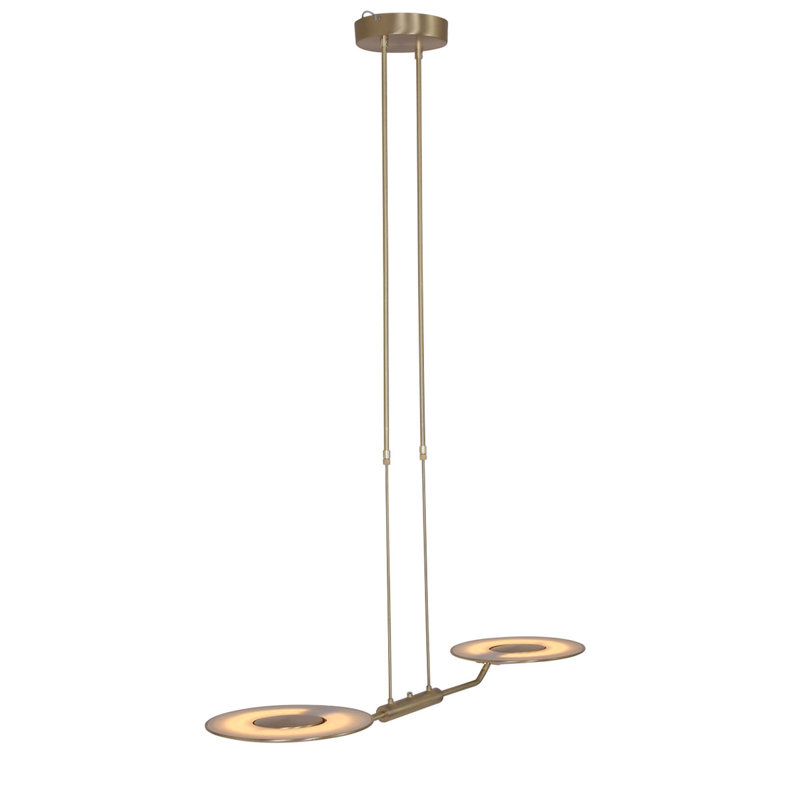 Core 4 - Light LED Kitchen Island Pendant, Brass colours