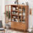 Nordic style large storage bookcase-111816698