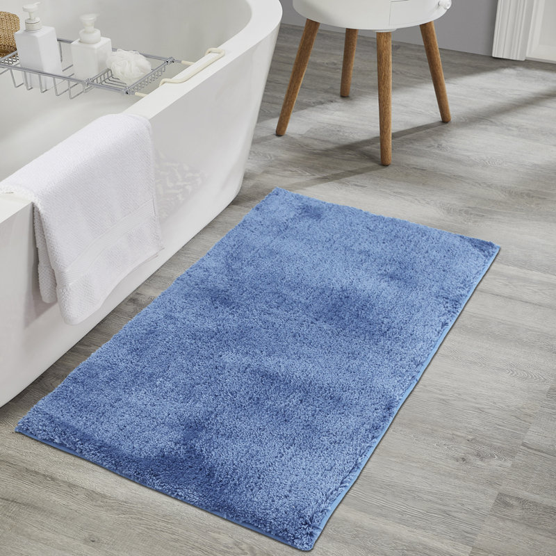 Tapis de bain Ultra Luxe, L 24 po x l 17 po, Bleu