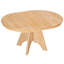 Table vintage 42-58 pouces pour 4 ou 6 personnes, fini vieilli, placage en bois massif, pieds stables, structure extensible, design rétro, finition naturelle.