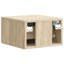 33cm W Manufactured Wood Bedside Table-872522590
